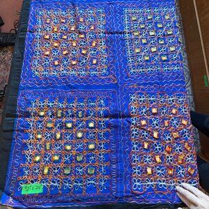 Vintage Indian Embroidered Tapestry